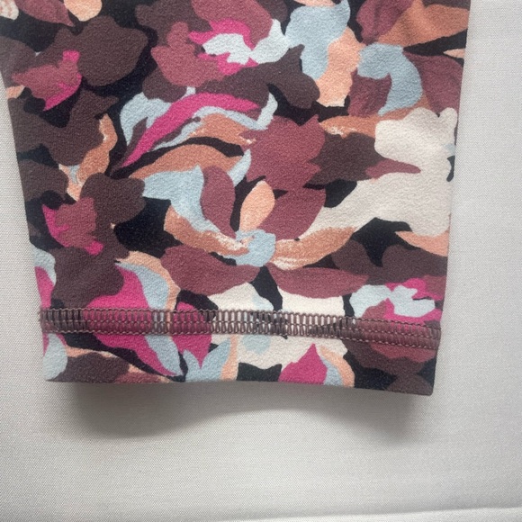 Athleta Pink and Brown Floral Leggings - Picture 10 of 11